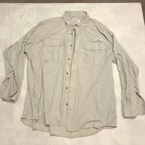 World‎ Wide Sportsman button front long sleeve fishing shirt 2XL
